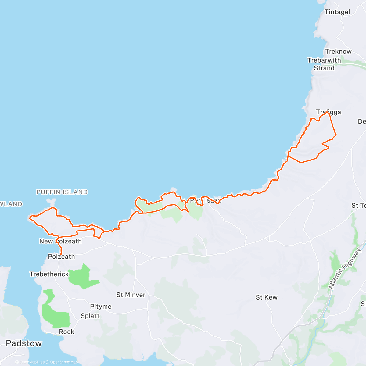 Map of the activity, C2M:  The Marathon