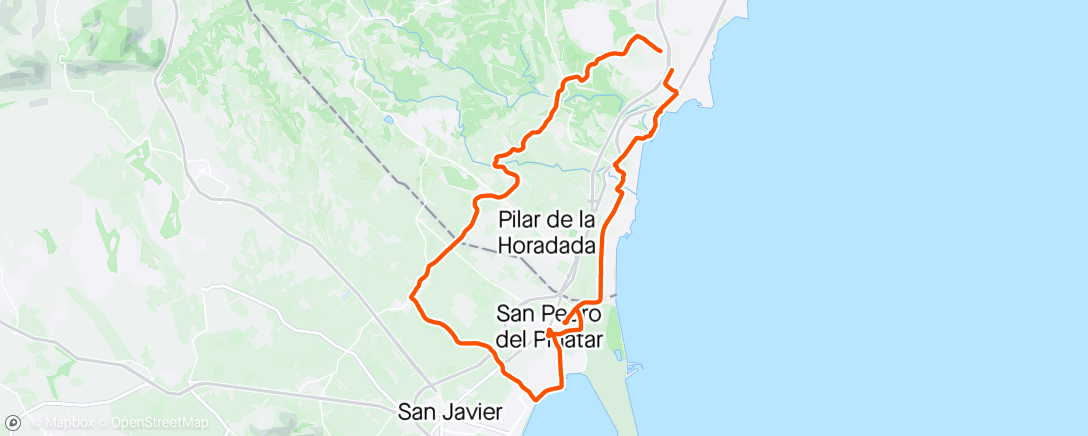 Map of the activity, Tranquilo a San Pedro con los 🇳🇴