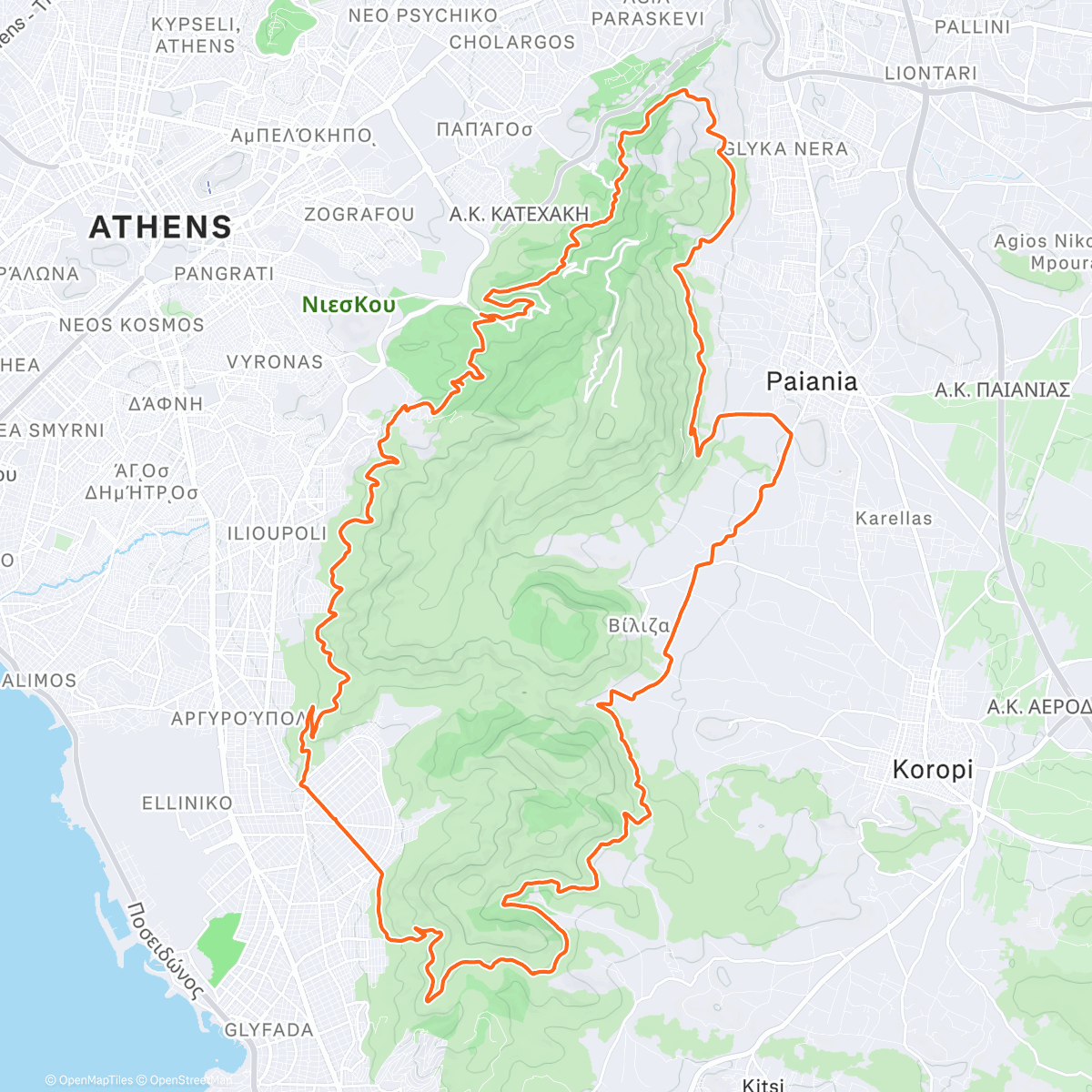 Карта физической активности (Imittos circular with Mateusz)