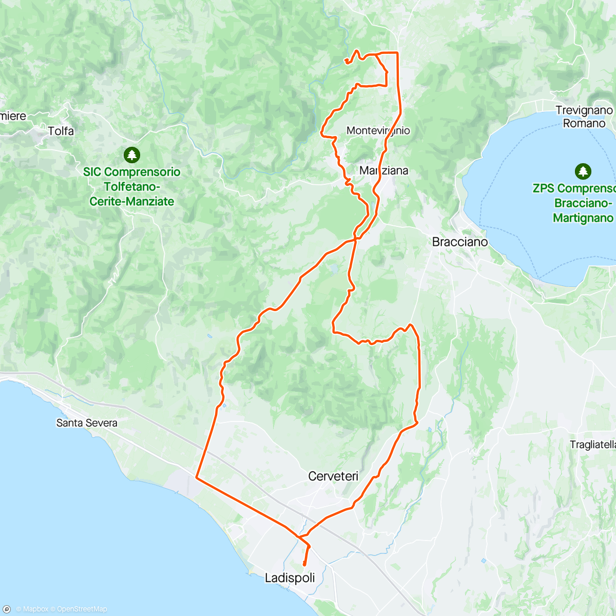 Map of the activity, ❌ Asso di fiori ♣️ - Barbarano
Pioggia dal 40esimo km