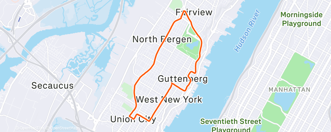 Карта физической активности (Carrera de tarde)