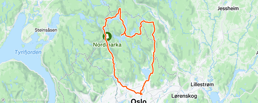 Map of the activity, Morning Ride
