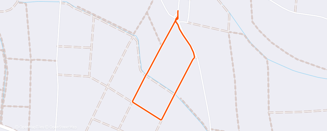 Map of the activity, Morning Walk