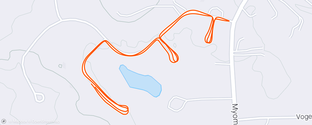 Map of the activity, first run of summer training ☀️