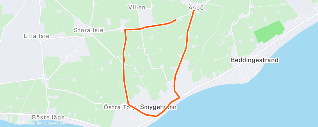 Map of the activity, Distanspass