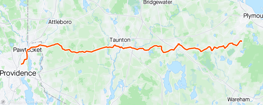 Kaart van de activiteit “Boston Trek day 3”