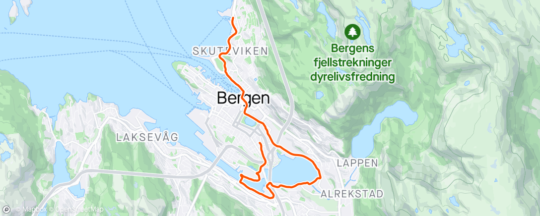 Map of the activity, 3-2-1 km