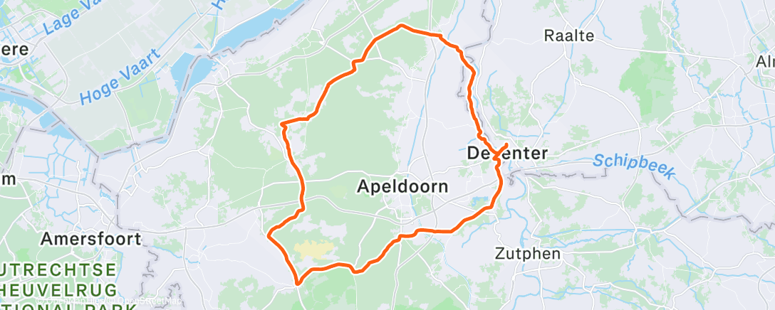 Map of the activity, Je zou maar geen douche hebben om weer op te warmen