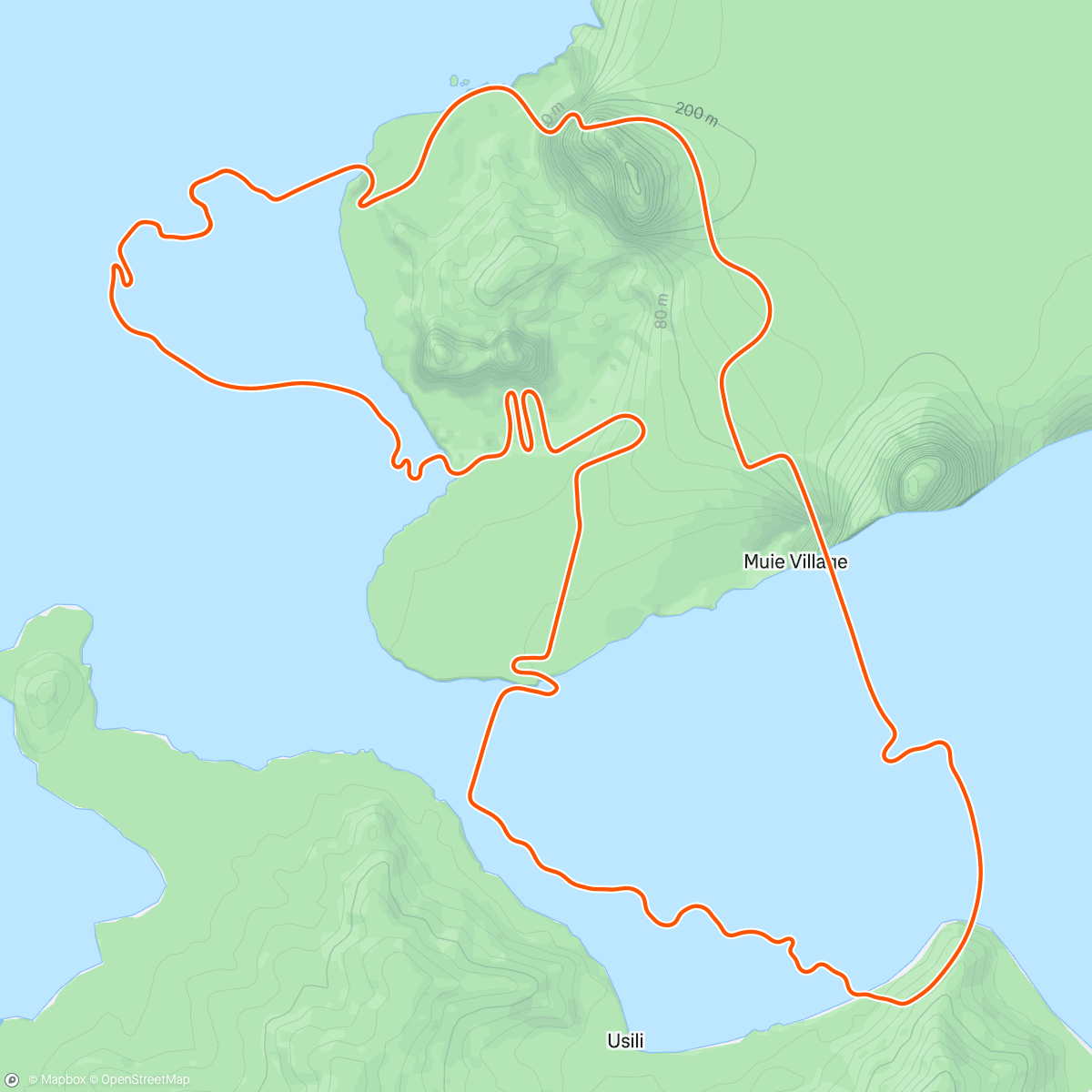 Map of the activity, Zwift - FTP Test [Standard] in Watopia