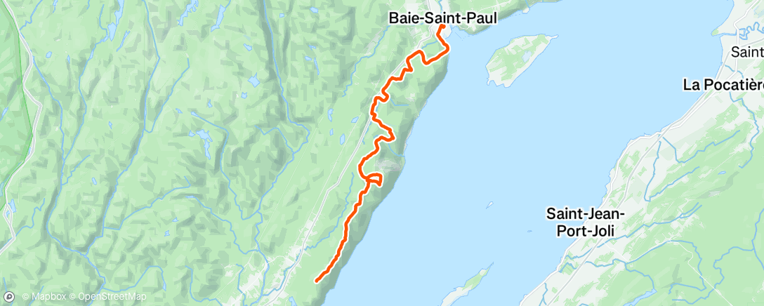 Map of the activity, QMT 135 - DNF
