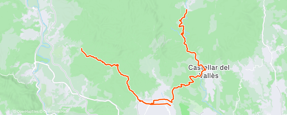 Карта физической активности (2*15 consecutivas a umbral 😛)