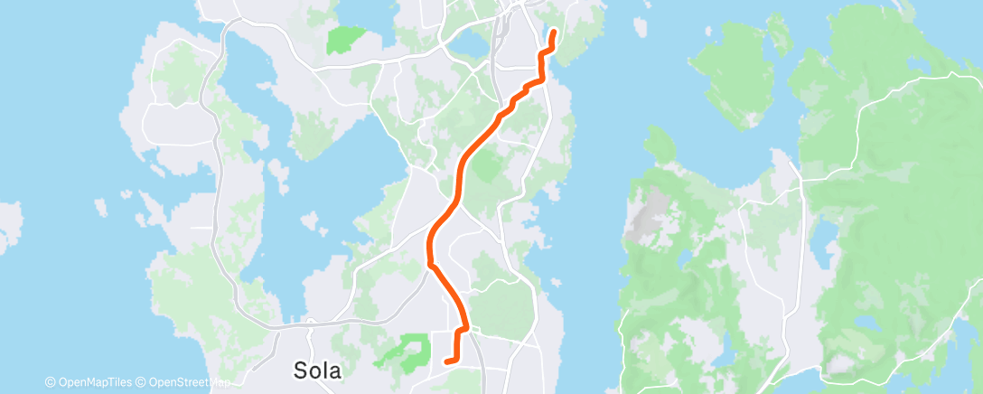 Map of the activity, Morning Ride