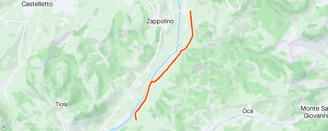 「Camminata mattutina」活動的地圖