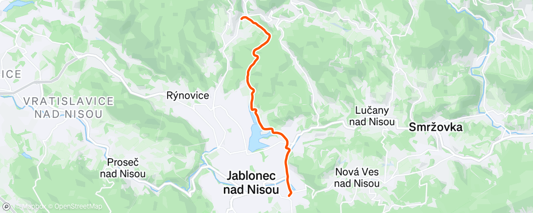 Map of the activity, odvízt babi auto