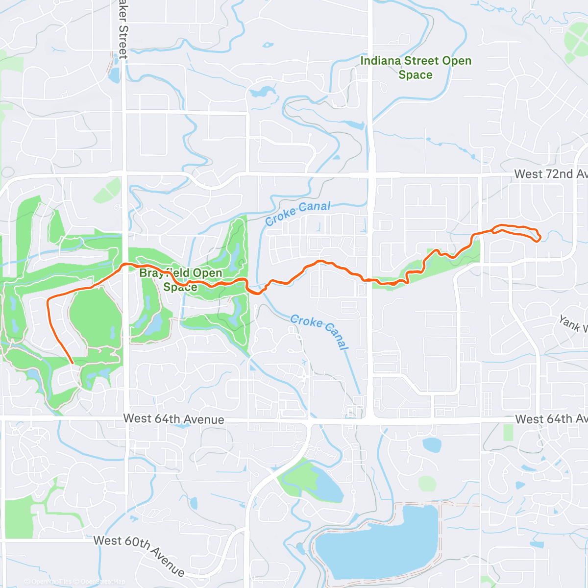 Map of the activity, 1st run back from month long recovery from a stress fracture