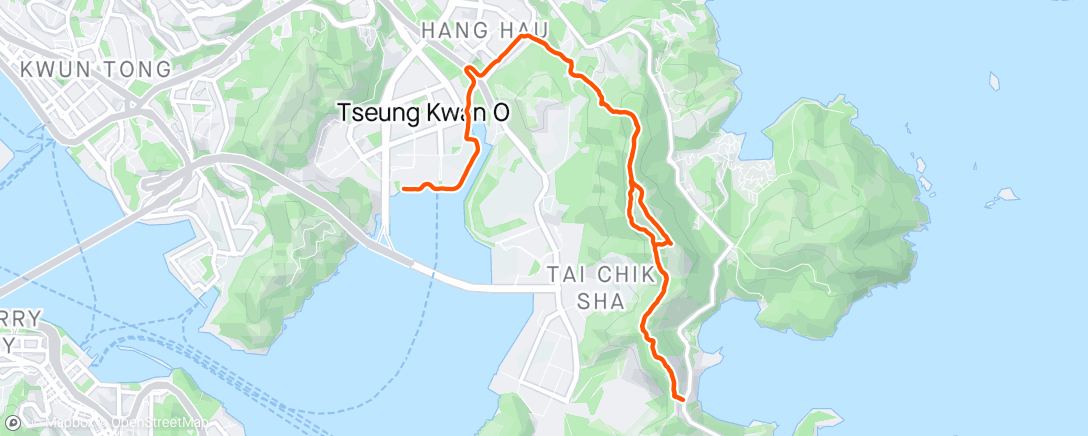 Map of the activity, 坑口至釣魚翁