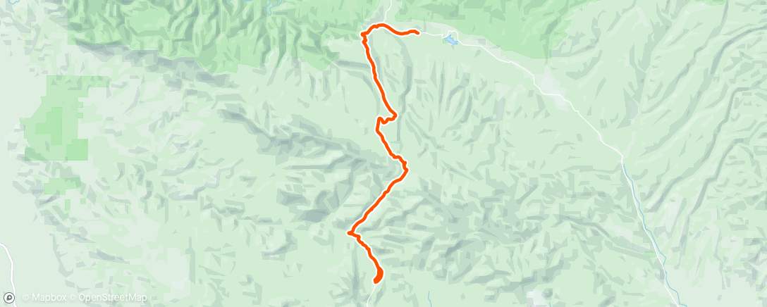 Map of the activity, Gila monster out and back 👺 🚴🏼 ⛰️