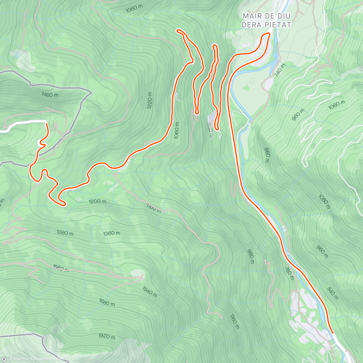 Map of the activity, Pyrenees - Col du Partillon (Catalonia)