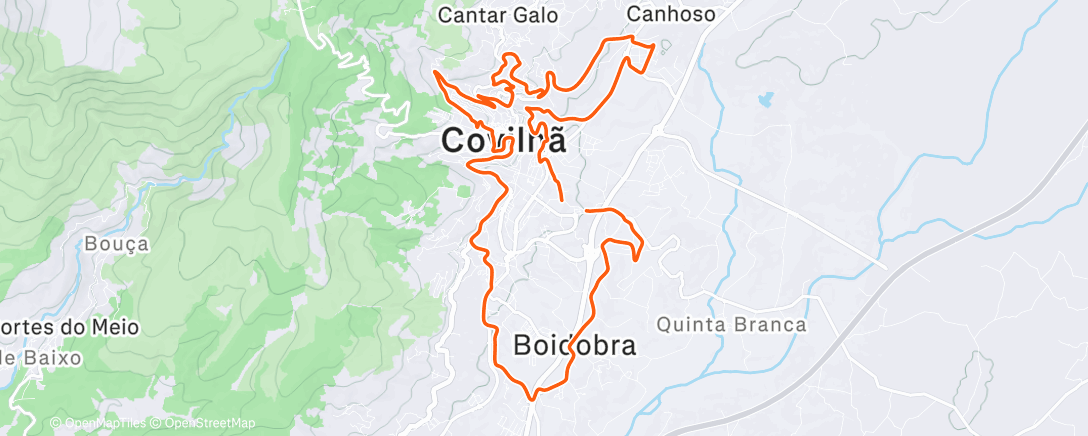 Mappa dell'attività Afternoon Ride