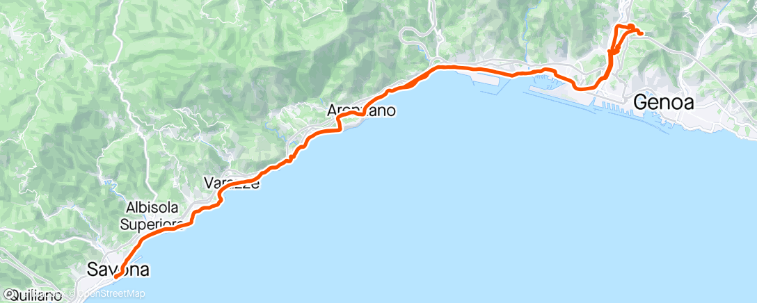 Map of the activity, SAVONA AL COMPLETO