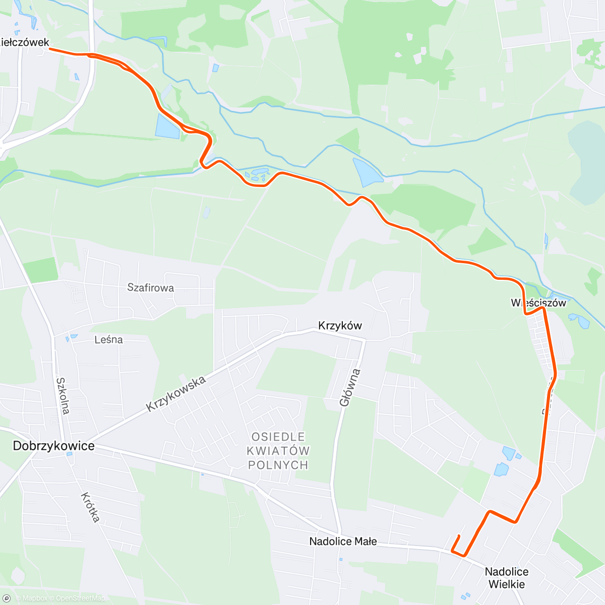 Map of the activity, Monitoring dopływów Odry