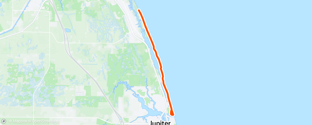 Map of the activity, Afternoon Ride