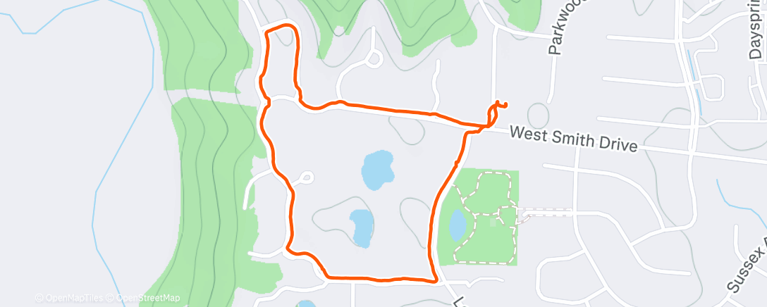 Map of the activity, ☀️ Lunch Walk