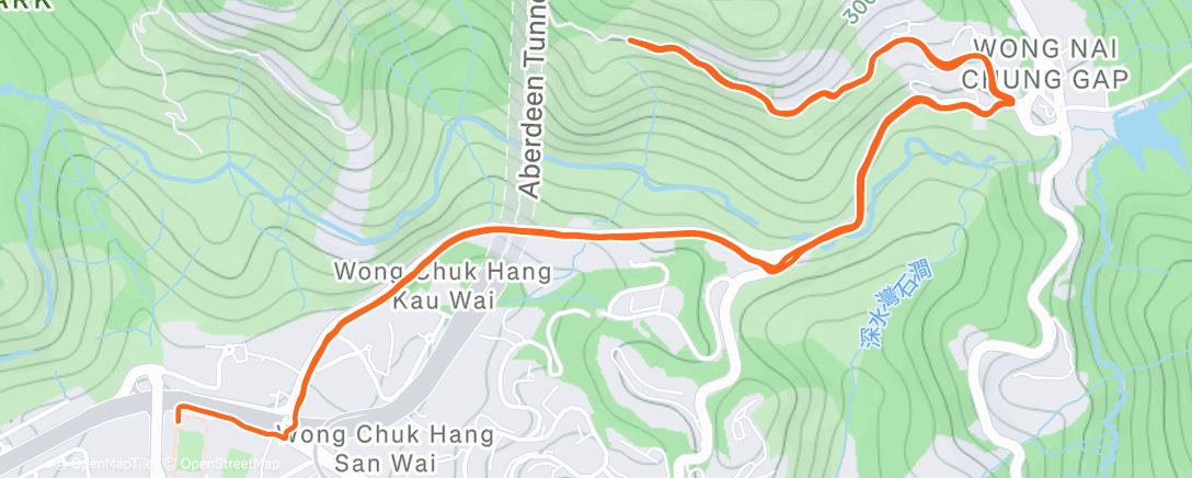 Карта физической активности (Hilly cool down)