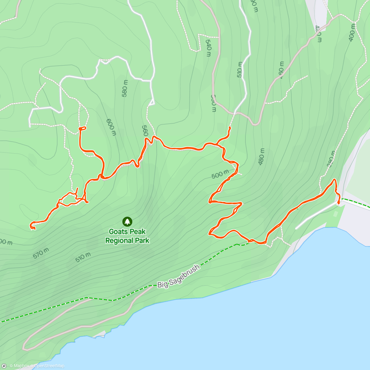 Map of the activity, Testing out the trail rider 🤞🏻