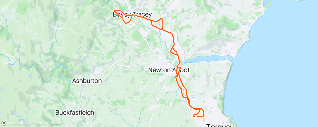 Map of the activity, Good to get out at last with Angus