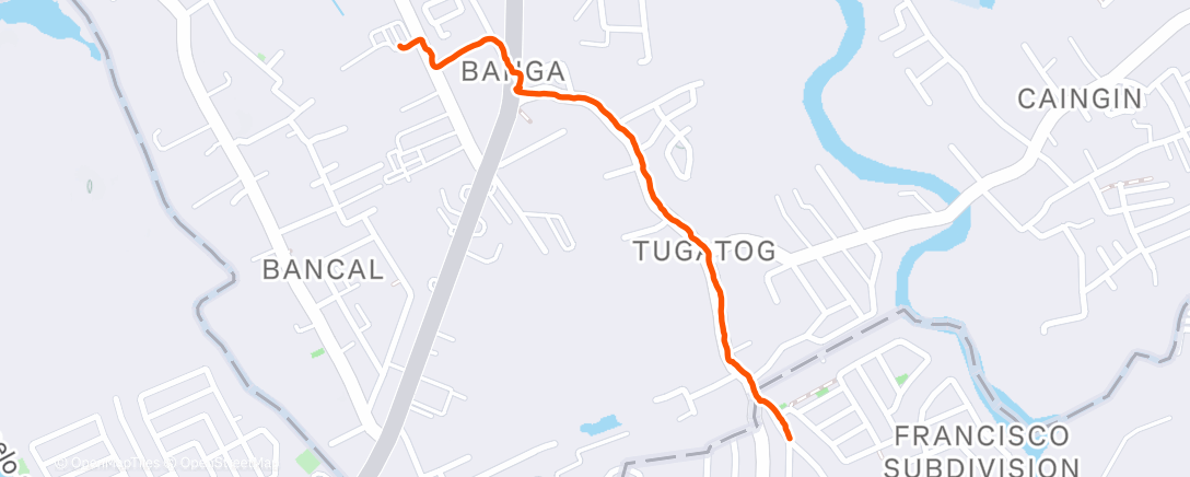 Карта физической активности (Evening Walk)