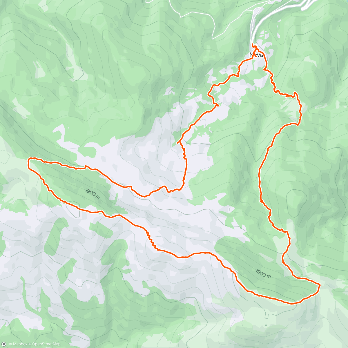 Mapa de la actividad (Cim Pedra Picada, Roc dels Llamps y Costa Pubilla desde Nevà)