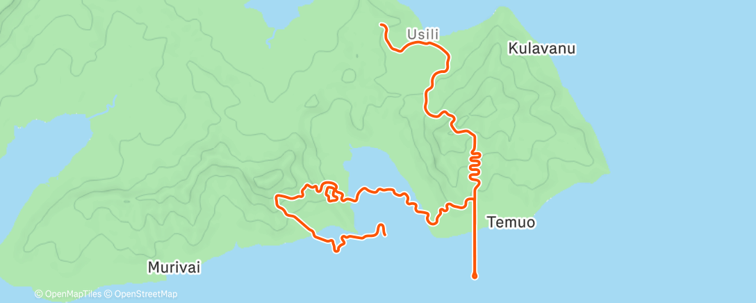 Map of the activity, Zwift - Tempo Climbing on Radio Rendezvous in Watopia