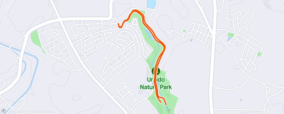 Kaart van de activiteit “Lunch Trail Run”