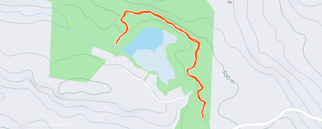 Map of the activity, Quick stop on the way home