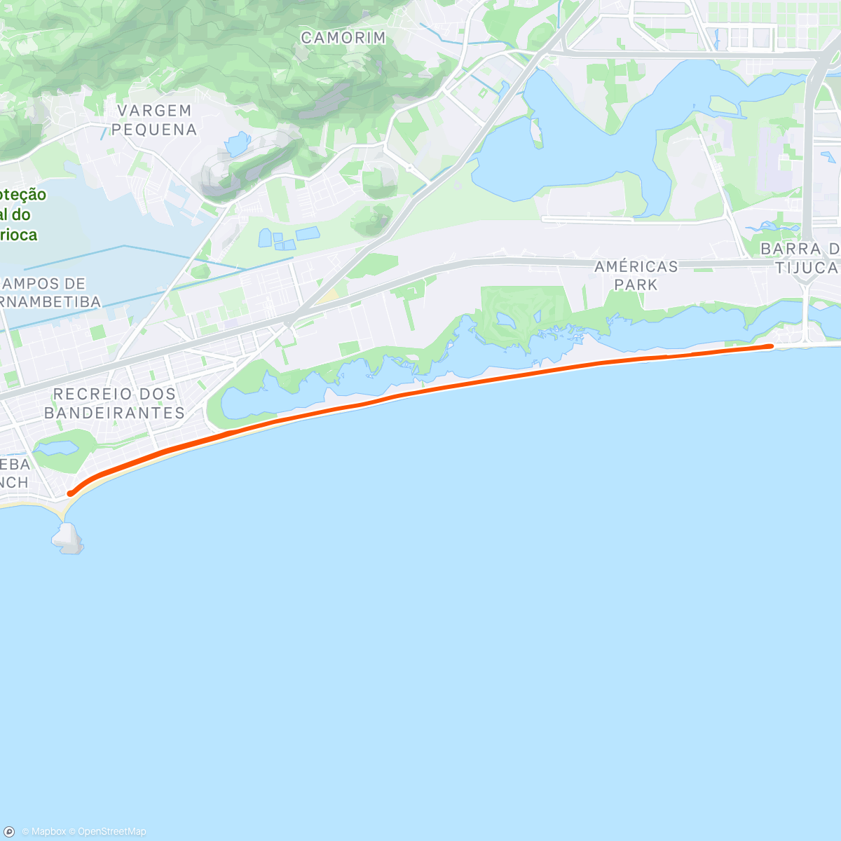 Mappa dell'attività ROUVY - Praia da Reserva | Rio de Janeiro | Brazil