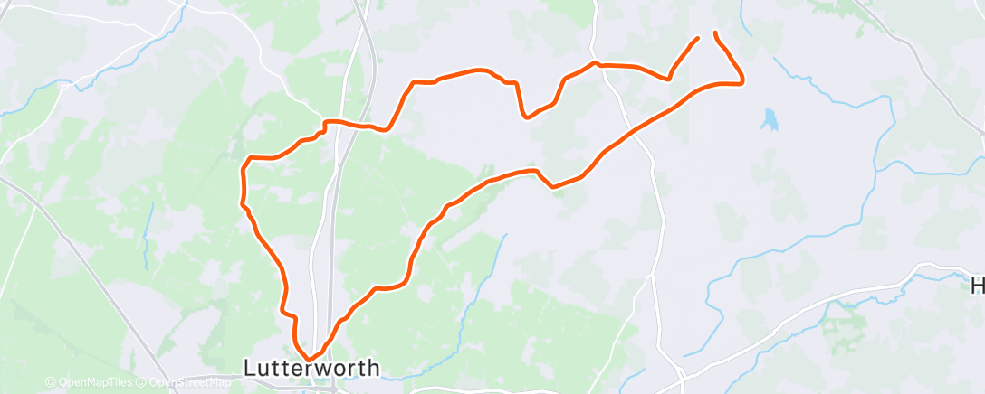 Map of the activity, Morning Ride