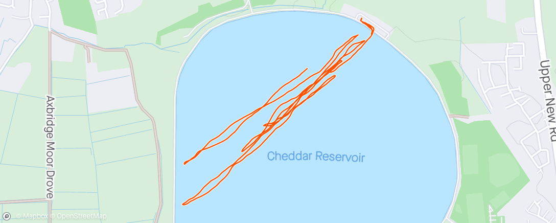 Map of the activity, Windsurf, In The Evening by Waterspeed ✅