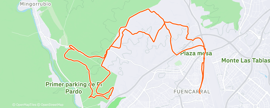 Карта физической активности (Paseo post-zafarrancho 🧼🪣🧺🧽🧹)