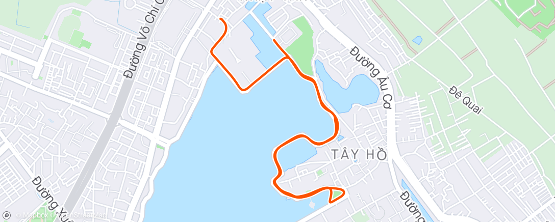 Map of the activity, Weighted 5k