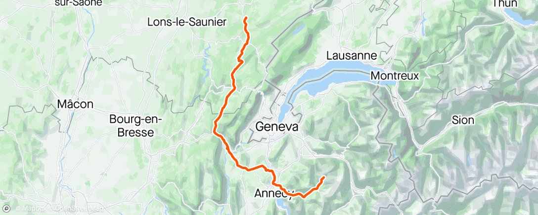 Map of the activity, Reco TDF stage 7