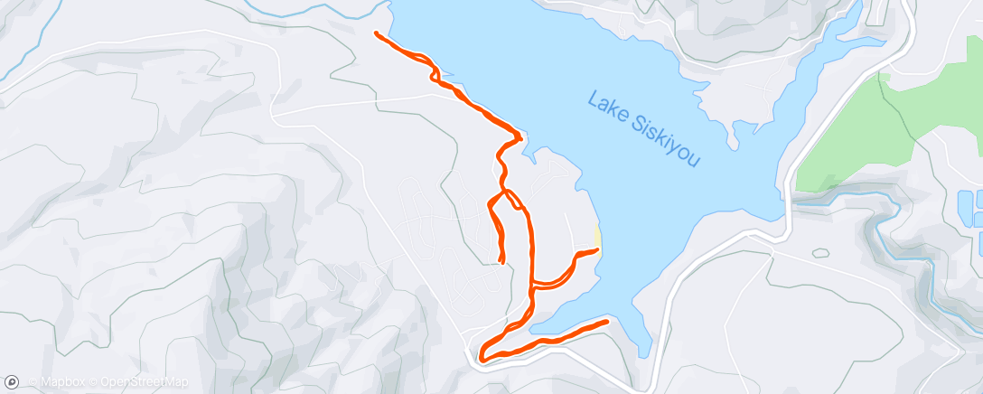 Map of the activity, Evening Ride - Leg Stretch