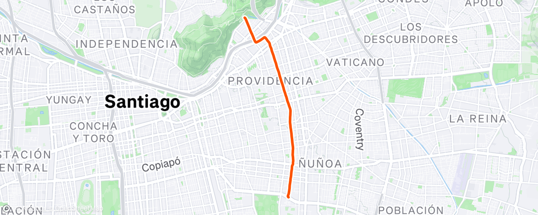 Map of the activity, Afternoon Ride