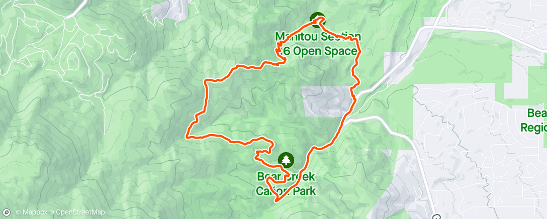 Карта физической активности (Fun Day Sunday section 16 hike/run..)