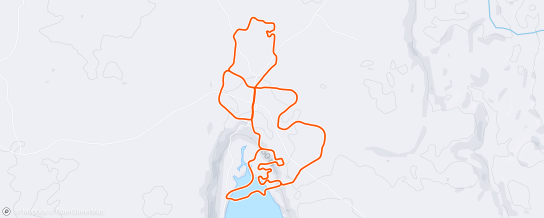 Map of the activity, Zwift - Zwift Academy 2019 Workout #8: 4min Power Duration in Makuri Islands