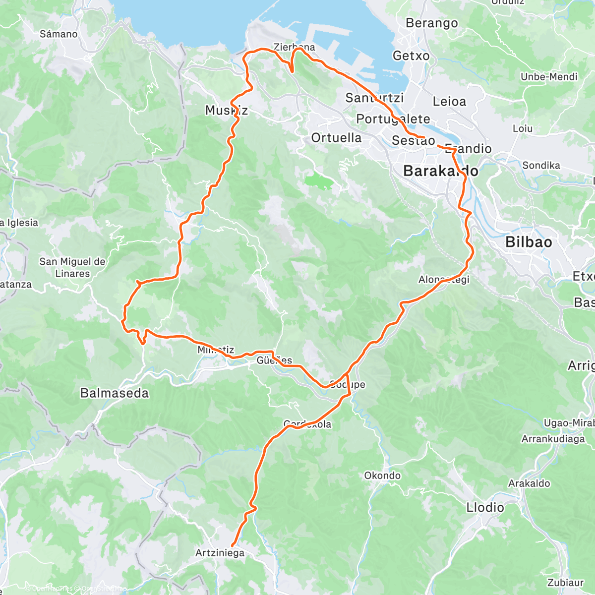 Map of the activity, Bezi con txikia y eneko, artzi alone 💀