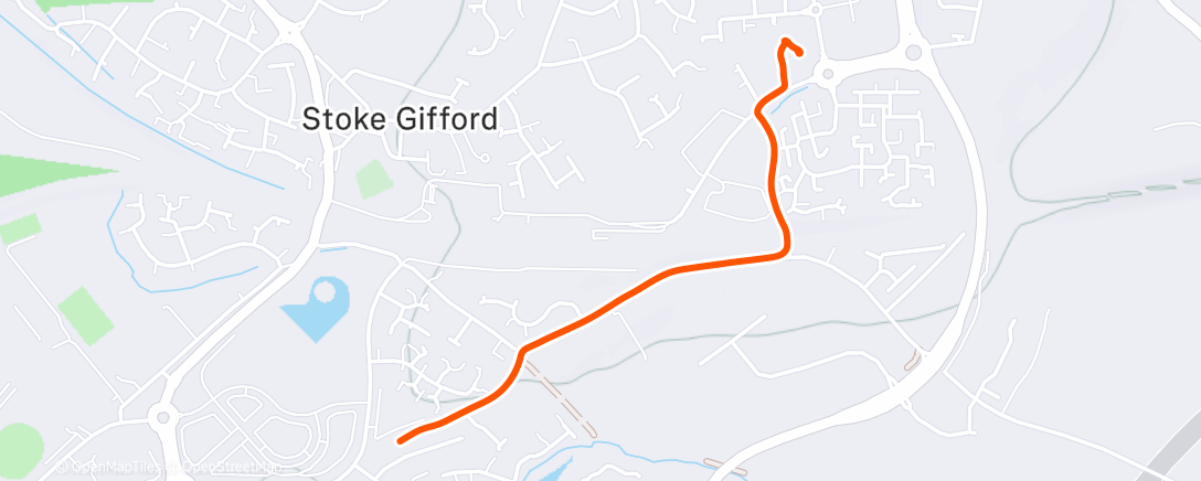 Map of the activity, Morning Ride