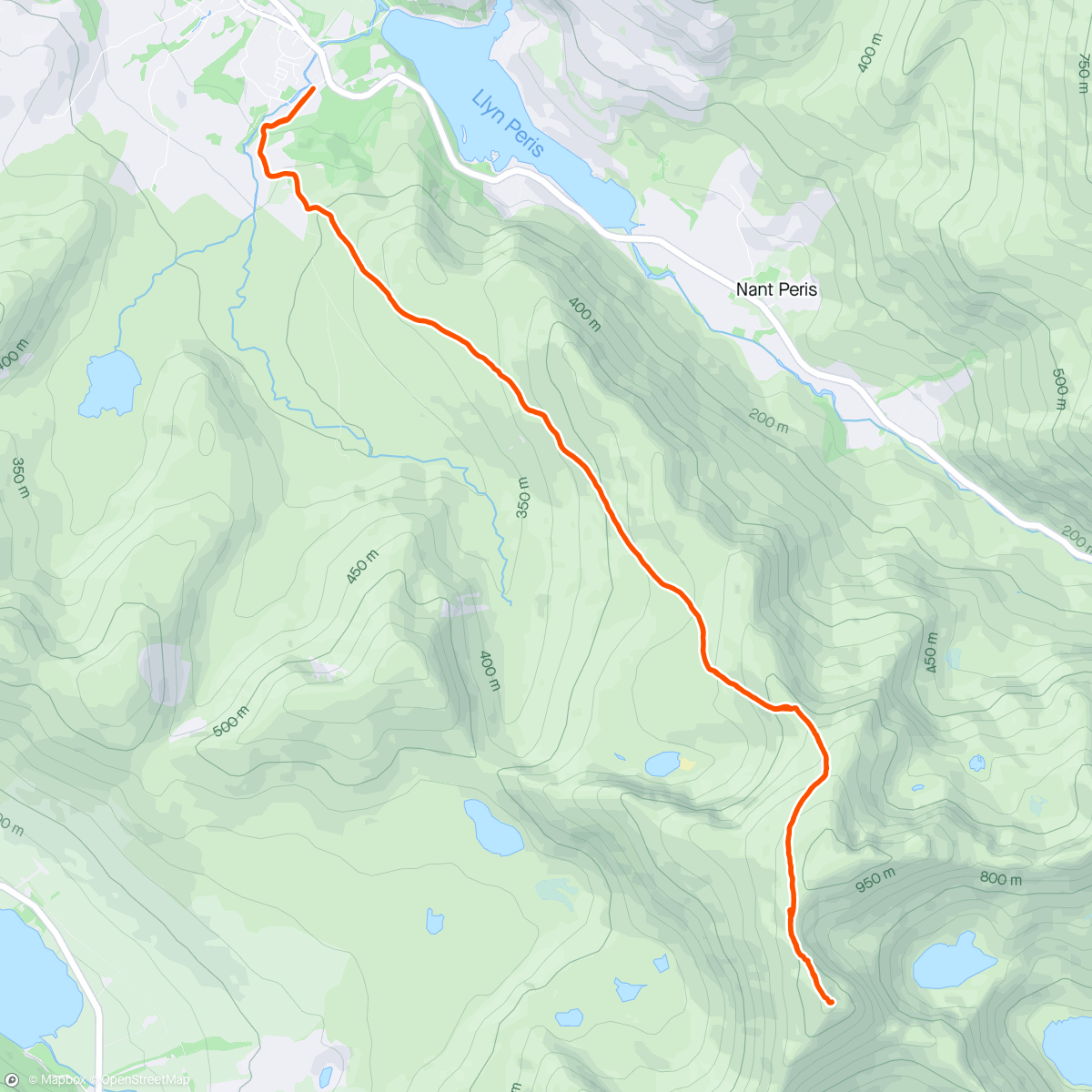 Mappa dell'attività Snowdon - Training for three peaks challenge!