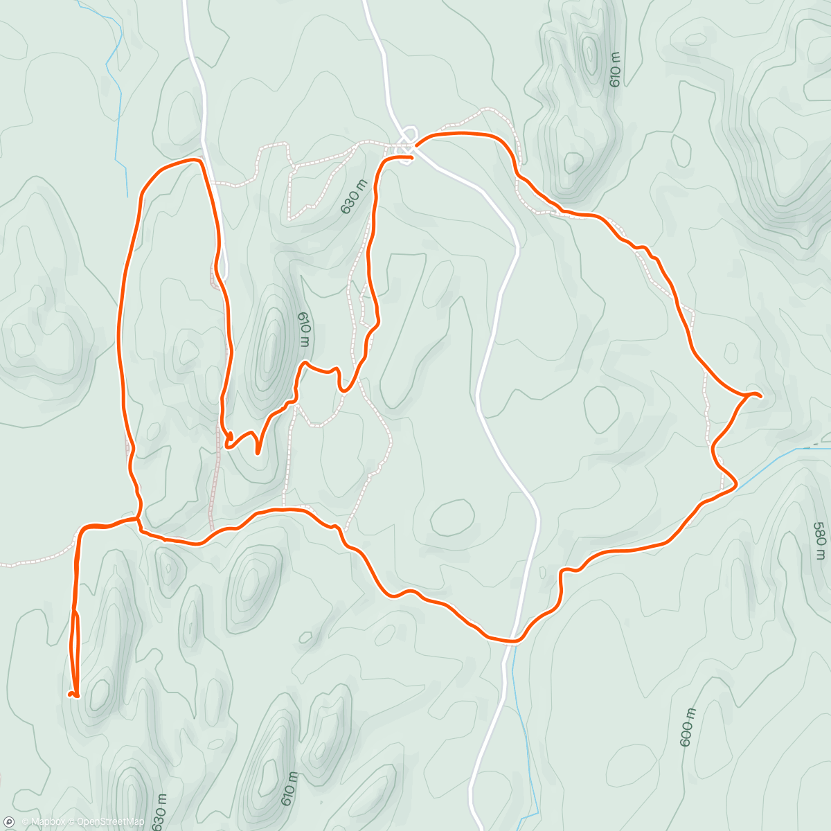 Map of the activity, Valley of Fire state park