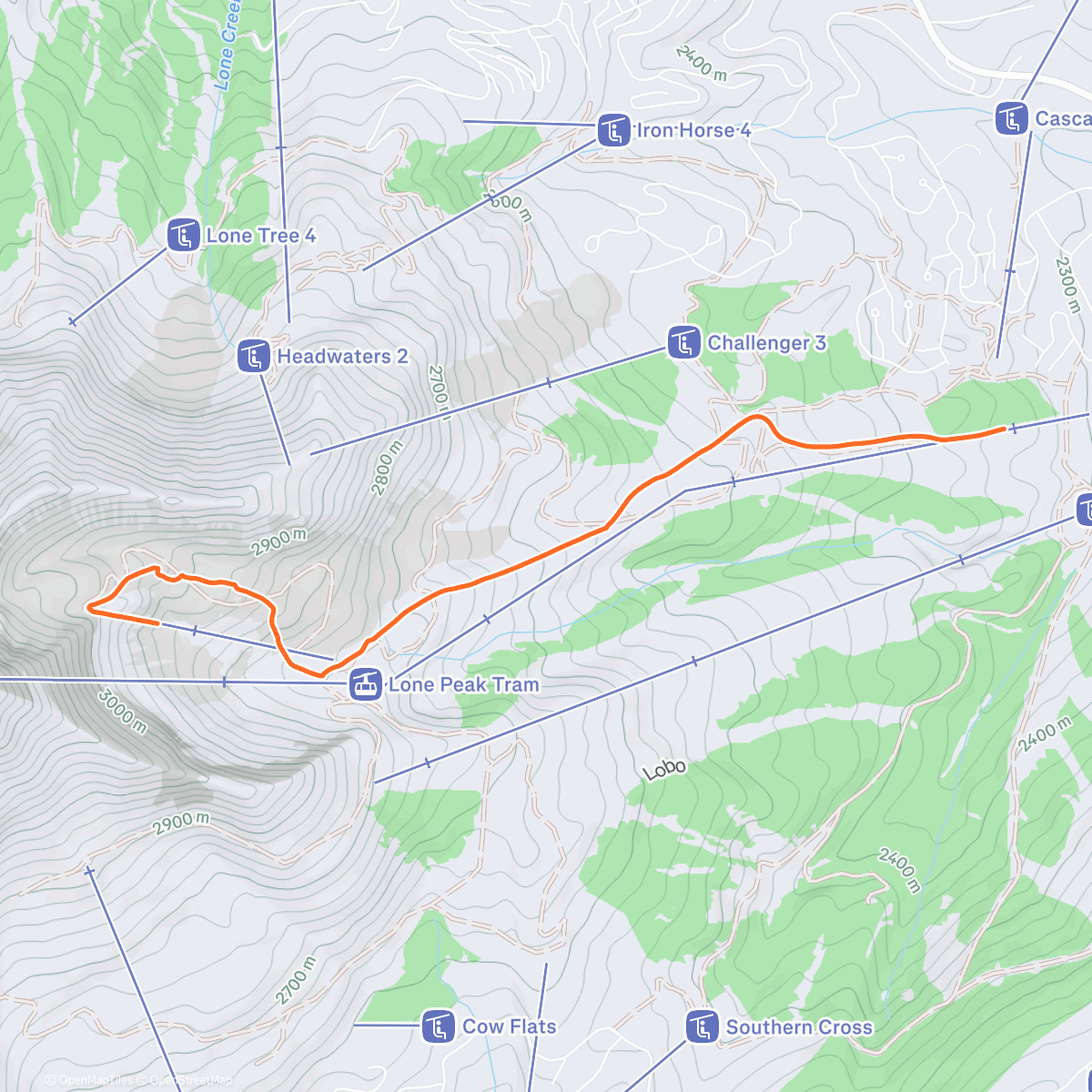 Карта физической активности (Big Sky - Day 1)
